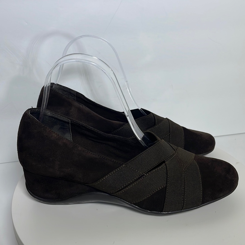 Vaneli brown shoes size 7 - Picture 2 of 11